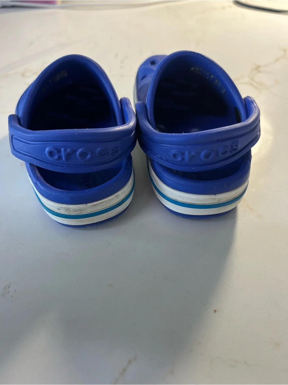 CROCS Kids Slip-On Clog in Bright Blue c4